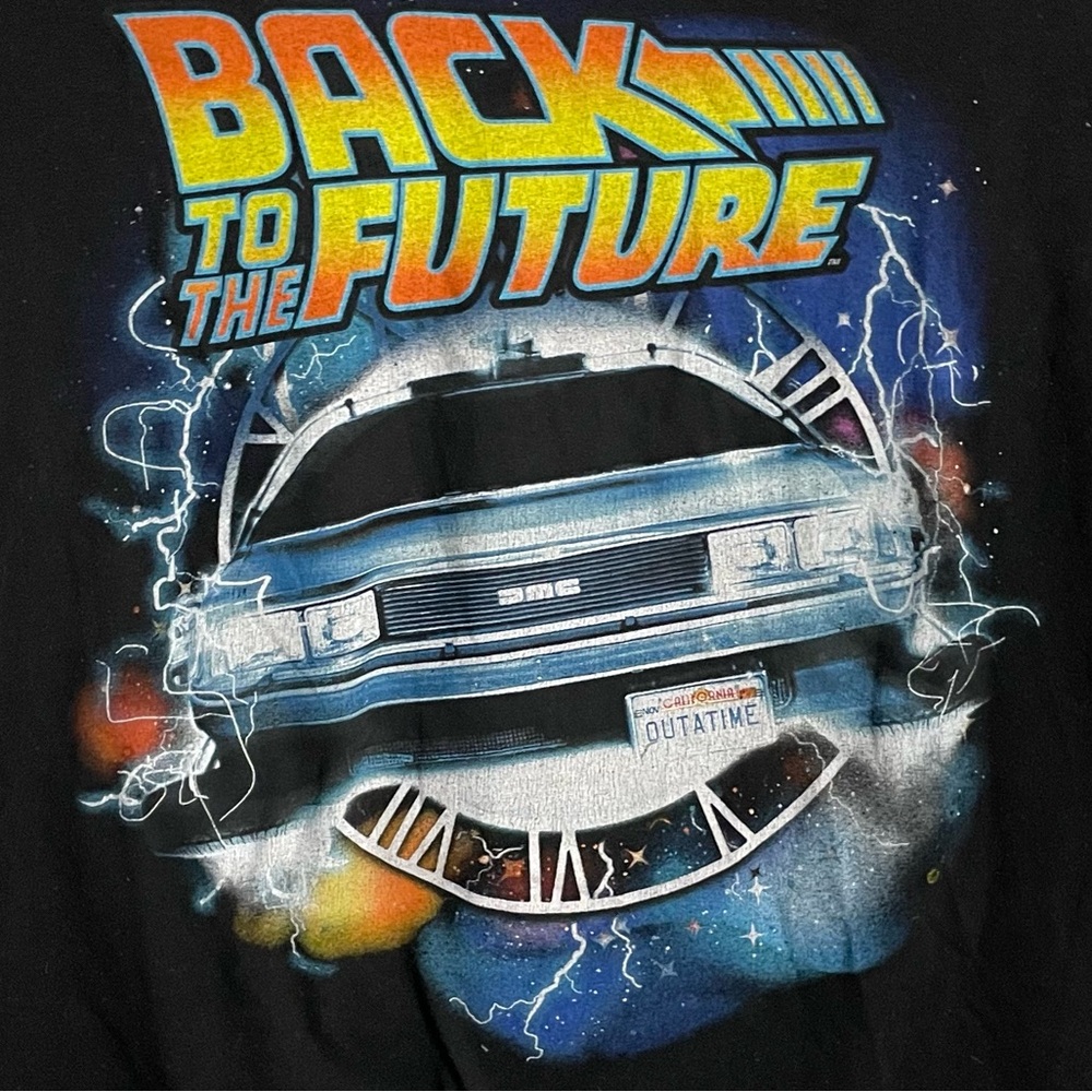 Back to the Future Black Graphic Tee - Picture 4 of 4